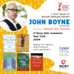 John Boyne'un ''Gençler İçin Yazmak'' adlı söyleşisi 17 Nisan'da online