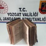 Nadide kitap Yozgat'ta ele geçirildi