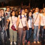 Gezi Parkı'nda kadın zinciri