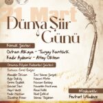 Lüleburgaz'da 21 Mart Dünya Şiir Günü'ne özel şiir etkinliği