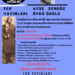 FGK Yayınevi Öykü Yarışması başvuruları devam ediyor