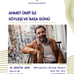 Mülkiye Açık Hava Filmleri kapsamında Ahmet Ümit okurlarıyla buluşuyor