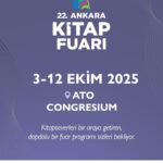 Ankara Kitap Fuarı 3 - 12 Ekim tarihleri arasında ATO Congresium'da