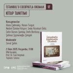 İPM’nin düzenlediği “İstanbul’u Edebiyatla Okumak” konuşma serisi yeni dönemde de devam ediyor