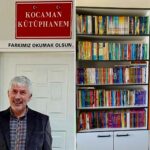 Erzurum'da bir öğretmen, görev yaptığı okulda kütüphane kurdu
