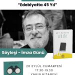 Akif Kurtuluş 20 Eylül’de Yakın Kitabevi’nde okurlarıyla buluşuyor