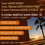 IV. Cumba Edebiyat Kampı için geri sayım başladı