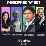 Öykü Nereye? söyleşisi 12 Ekim'de