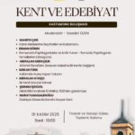 Kastamonu'da Kent ve Edebiyat sempozyumu 1 Kasım'da gerçekleşecek