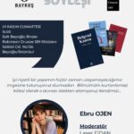 Baykuş Kitap Kulübü'nün konuğu Ebru Ojen