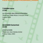 Meşher’de kasım ayı film gösterimleri programı belli oldu