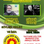 Şükrü Erbaş ve Haydar Ergülen Bursa'da okurlarıyla buluşuyor