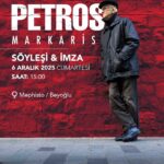 Petros Markaris 6 Aralık'ta Mephisto Beyoğlu’nda okurlarıyla buluşuyor