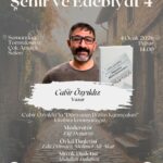 Şehir ve Edebiyat Söyleşilerinin konuğu Cabir Özyıldız