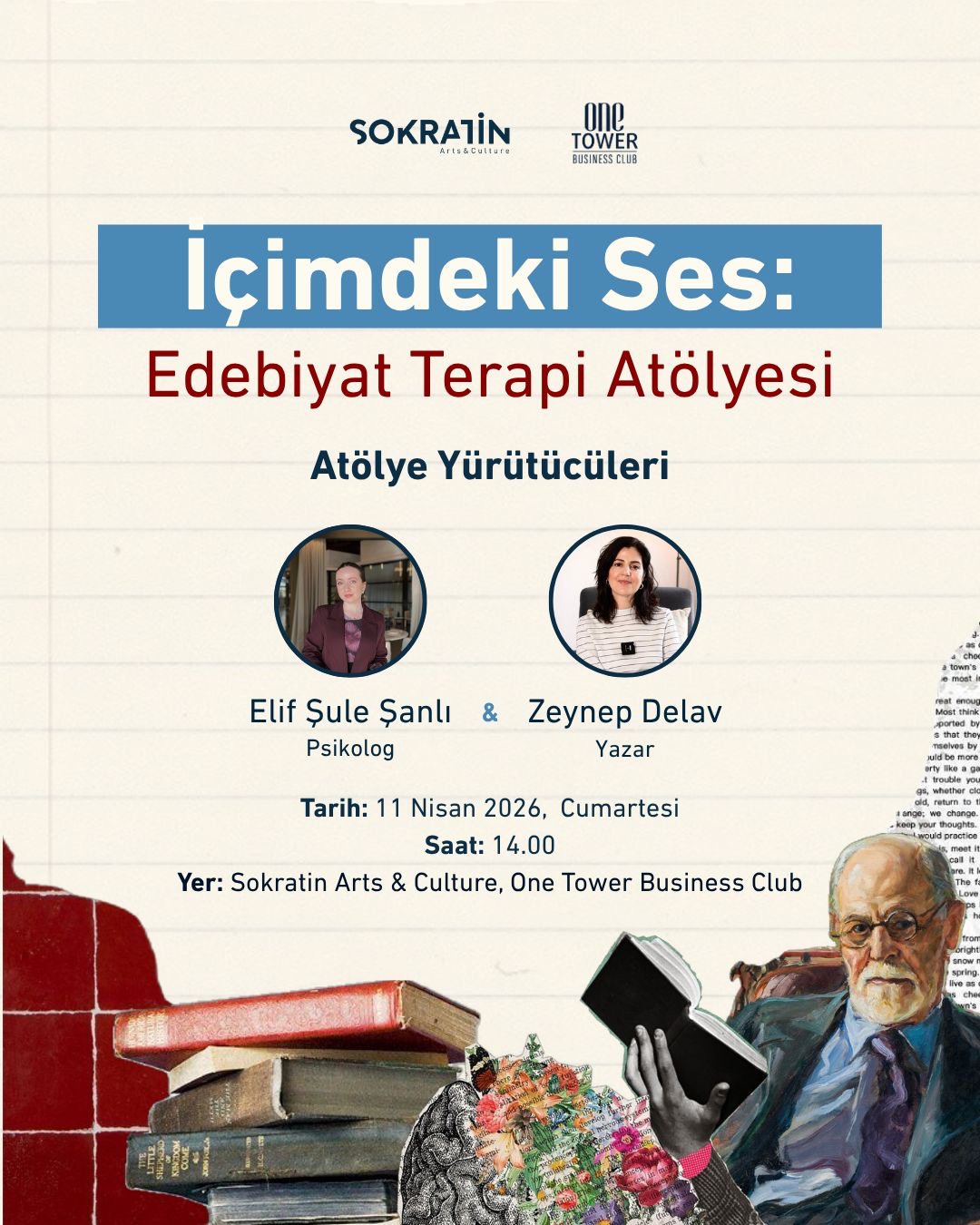 İçimizdeki sese yolculuk: Edebiyat terapi atölyesi
