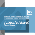 folklor/edebiyat’ın 125. Sayısı Çıktı