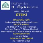 3. KeKeMe Yayınları Öykü Ödülü başvuruları açıldı