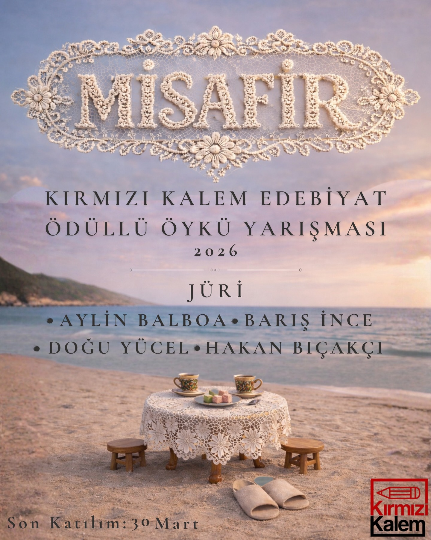 2026 Kırmızı Kalem Edebiyat Ödüllü Öykü Yarışması başvuruları devam ediyor