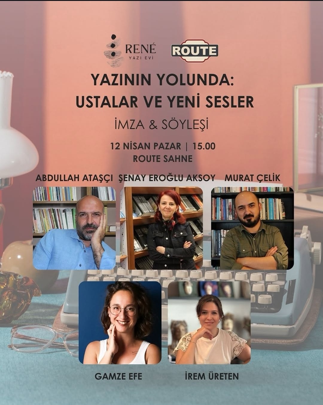 Yazının Yolunda: Ustalar ve Yeni Sesler söyleşisi 12 Nisan’da