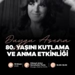 Duygu Asena, doğumunun 80. yaşında anılıyor