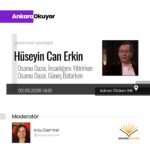 “Ankara Okuyor” Kitap Kulübü 2 Mayıs Cumartesi günü Çevirmen Hüseyin Can Erkin’i konuk ediyor