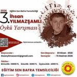 3. İhsan Yılmazşamlı Öykü Yarışması başvuruları devam ediyor