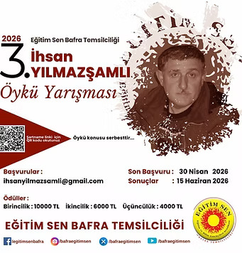 3. İhsan Yılmazşamlı Öykü Yarışması başvuruları açıldı