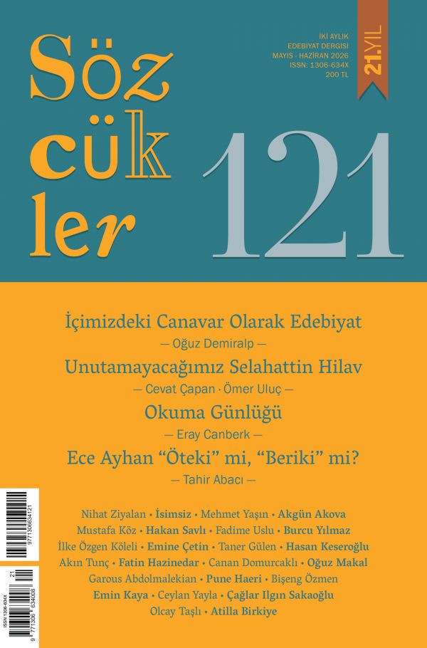 Sözcükler Dergisi’nin 121. sayısı çıktı