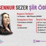 2026 Yılın Yazarı Sennur Sezer Şiir Ödülü başvuruları devam ediyor