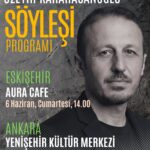 Üzeyir Karahasanoğlu, yeni hikâye kitabı Dünya Bir Rüzgâr ile önce Eskişehir’de, sonra Ankara’da oku...