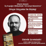 Dinçer Güçyeter 6 Mayıs'ta okurlarıyla buluşuyor