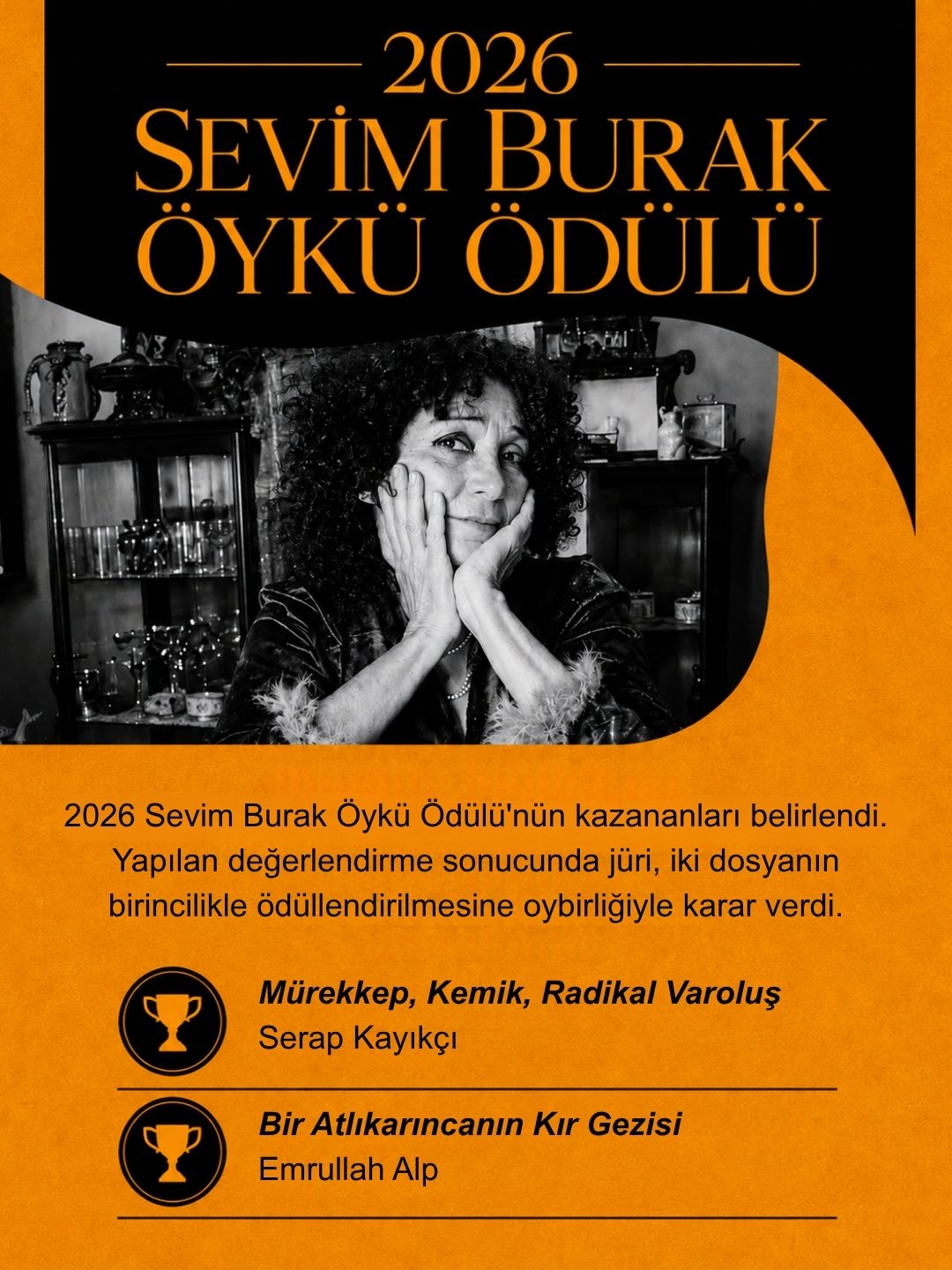 2026 Sevim Burak Öykü Ödülü” kazananları belli old
