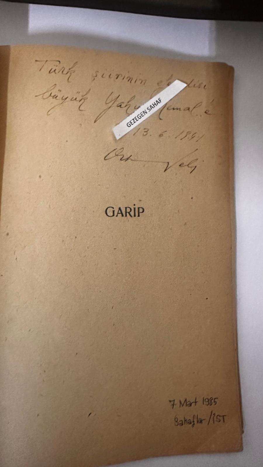 Edebiyat Haber’in duyurduğu Orhan Veli imzası müza