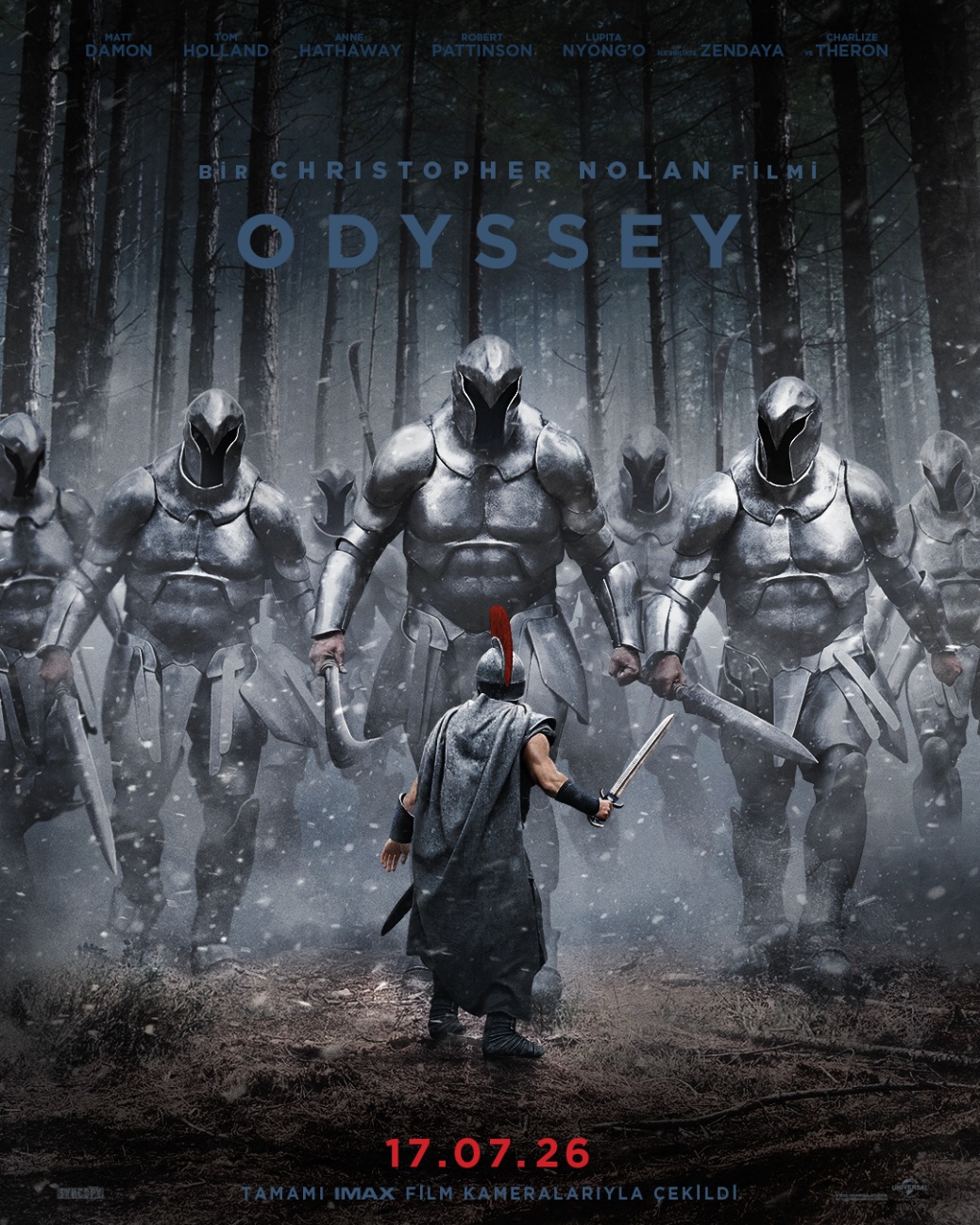 Bir Christopher Nolan filmi “Odyssey”den yeni afiş paylaşıld