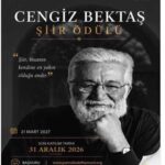 Cengiz Bektaş Şiir Ödülü başvuruları devam ediyor