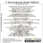 5. İlyas Halis Öykü Ödülü başvuruları devam ediyor