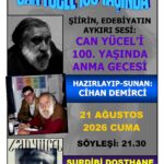 Can Yücel 100. yaşında Foça'da anılıyor