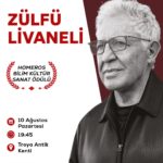 Zülfü Livaneli’ye Homeros Bilim Kültür Sanat Ödülü takdim ediliyor