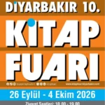 Diyarbakır 10. Kitap Fuarı 26 Eylül’de başlıyor