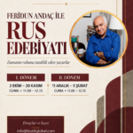 Feridun Andaç'la Rus edebiyatı seminerleri 2 Ekim'de başlıyor