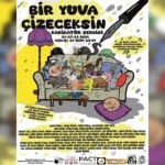 64 karikatüristten hayvanlar için Bir Yuva Çizeceksin sergisi