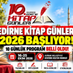 Edirne Kitap Günleri 25 Ekim’e kadar sürecek