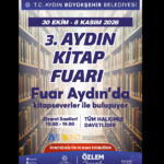 3. Aydın Kitap Fuarı 30 Ekim’de başlayacak